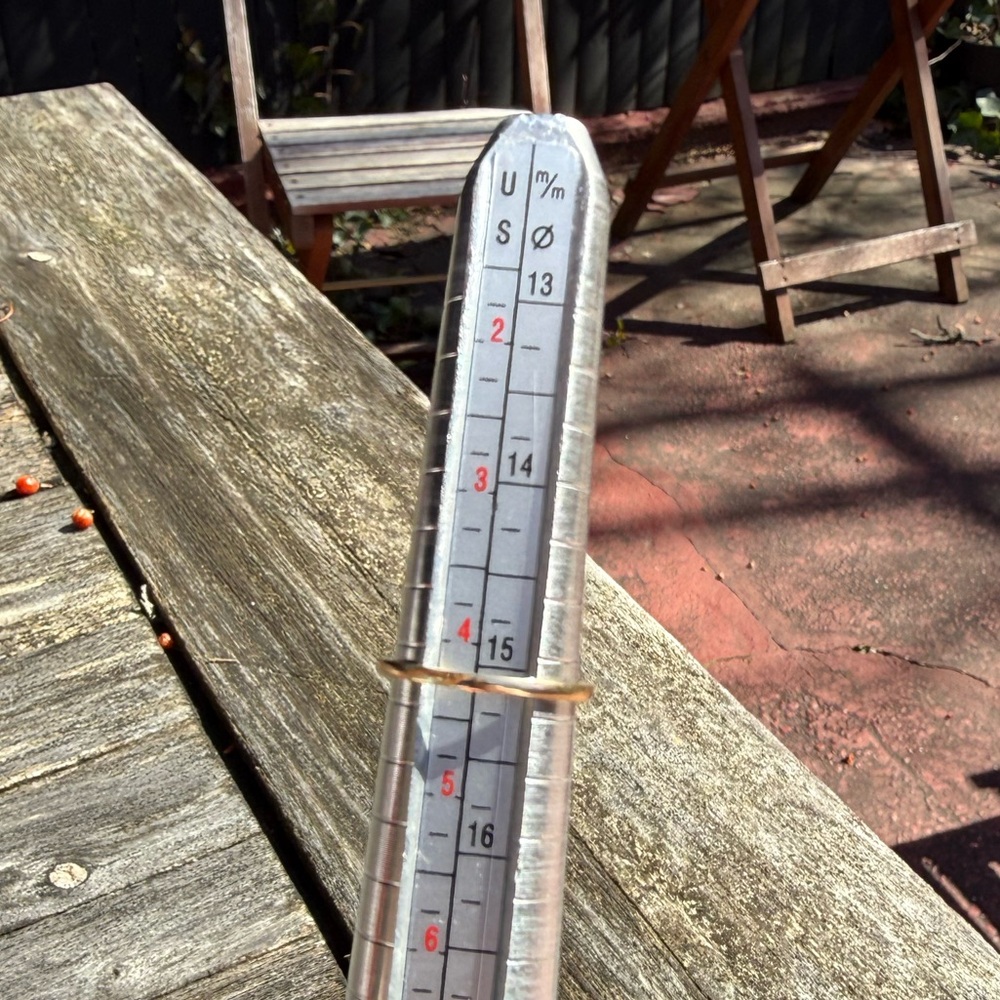 10k Solid Gold Ruby & Diamond Stone Cocktail Ring… - image 7